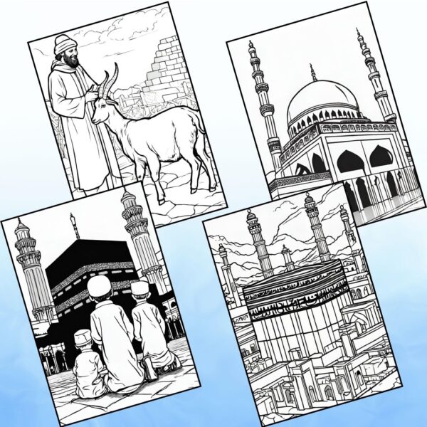 hajj coloring pages