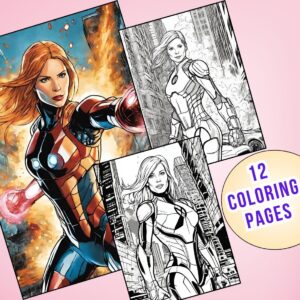 Pepper Potts Coloring Pages