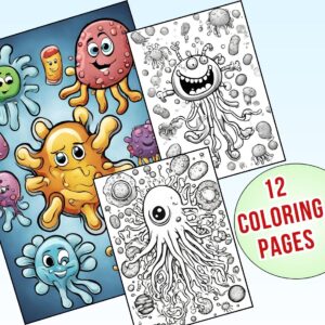 Bacteria Coloring Pages