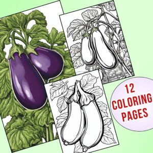 Brinjal Coloring Pages