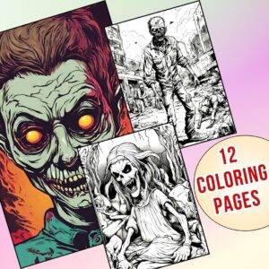 Creepy & Cute Horror Coloring Pages