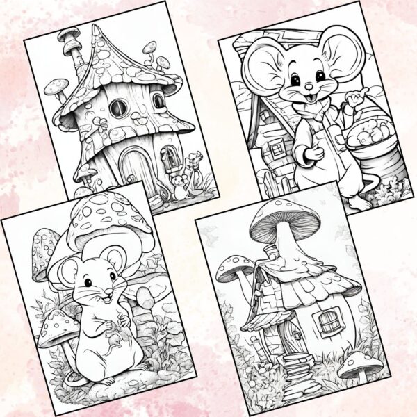 Rat House Coloring Pages