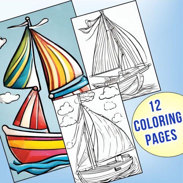 Toy Boat Coloring Pages
