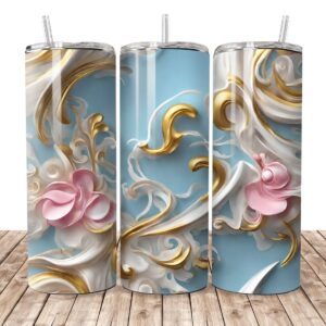 3D Whispers of Spring Tumbler Wrap