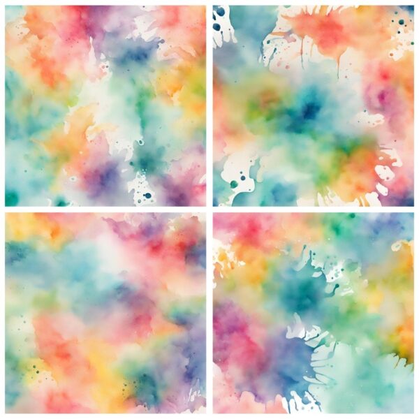Watercolor Soft Splash Backgrounds