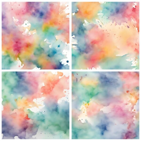 Watercolor Soft Splash Backgrounds