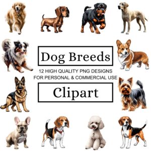 Dog Breeds Clipart
