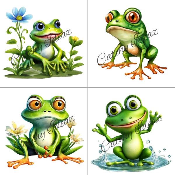 Funny Frog Clipart
