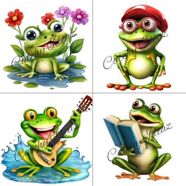 Funny Frog Clipart