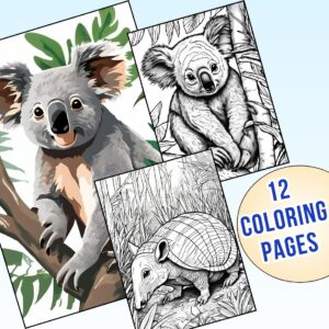 Tropical Dry Forest Animals Coloring Pages