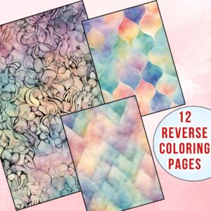 Pattern Reverse Coloring Pages